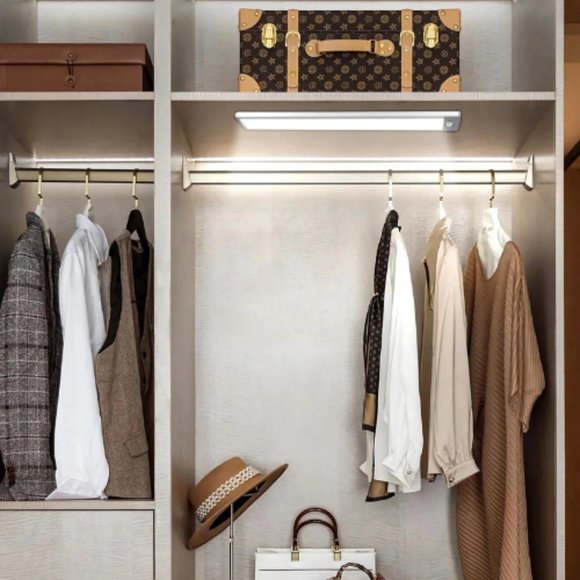 2-Pack 62 LED Under Cabinet Sensor Lights Rechargeable Wireless - Picture 7 of 8